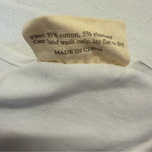 Winter Lennon Cami Slip Tank Top with Lace Extension Women’s Size Large white - Picture 6 of 8